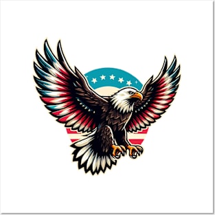 USA Eagle Posters and Art